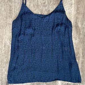 Dex XS blue printed tank top